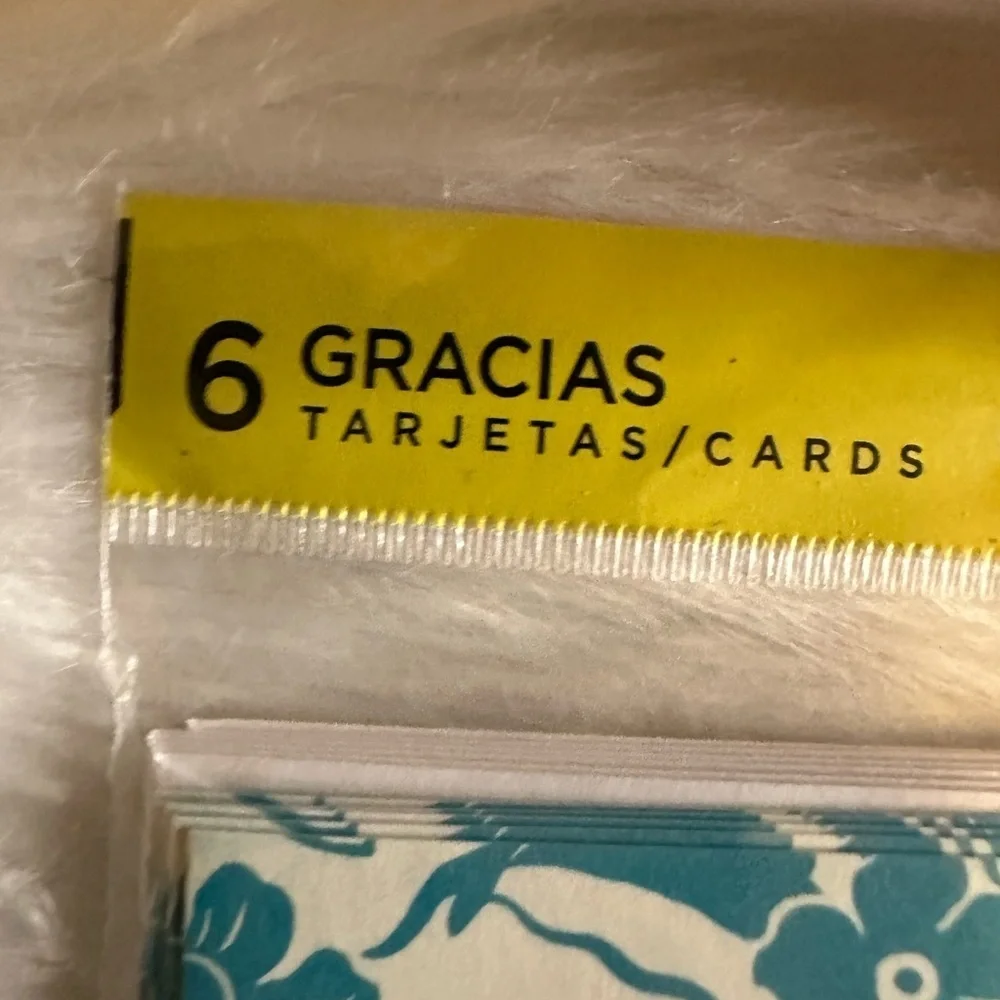 🩵5/$8 Hallmark Vida Gracias Cards - Teal and Cream
